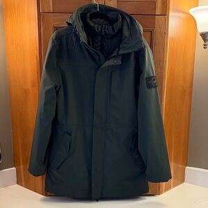 Industry Men’s Parka 3 in 1 Olive Green Size Medium